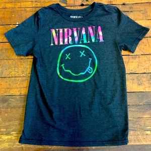 Nirvana Smiley Face Logo Tee